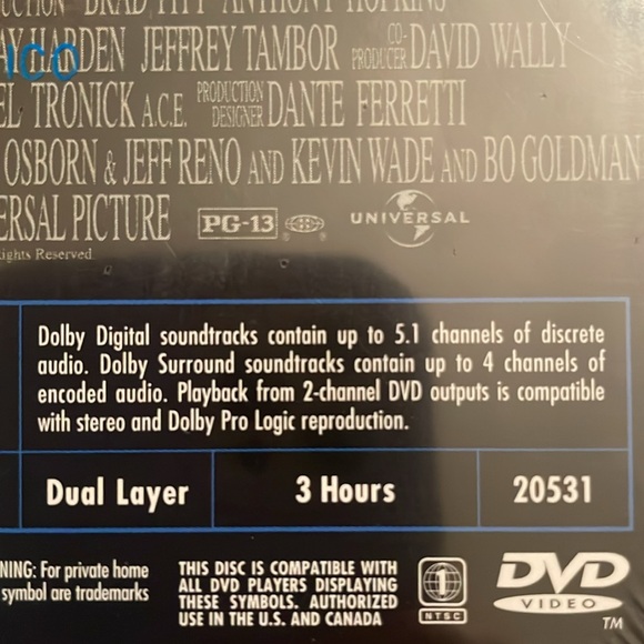 Meet Joe Black DVD / BUNDLE AND SAVE ON MOVIES - Picture 4 of 5